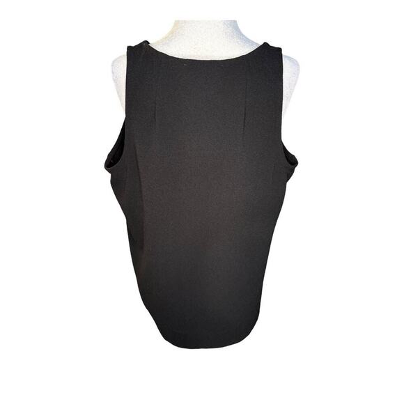 NEW Philosophy Women's‎ Black Sleeveless V-Neck Tank Top Size Large Casual NWT - Picture 3 of 8